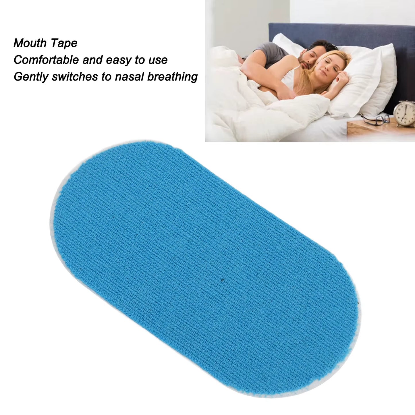 60Pcs Mouth Tape Lemon Flavour anti Snoring Promotes Nose Breathing Snore Reduction Mouth Sleep Strip Gentle Elastic Mouth Tape