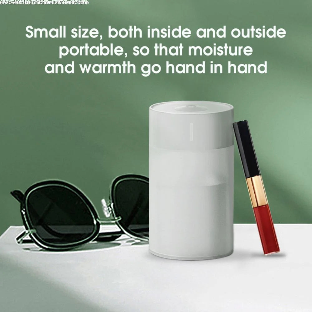 67Oz Humidifier for Bedroom, Portable Silent Air Diffuser Personal Desktop Humidifie with LED , Cool Mist Humidifiers for Home,Office,Baby Room,Car
