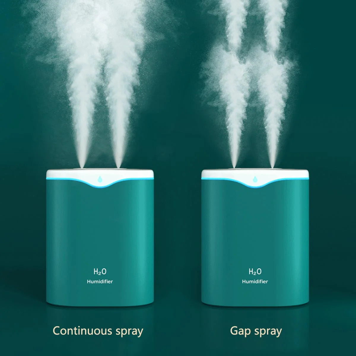 67Oz Humidifier for Bedroom, Portable Silent Air Diffuser Personal Desktop Humidifie with LED , Cool Mist Humidifiers for Home,Office,Baby Room,Car