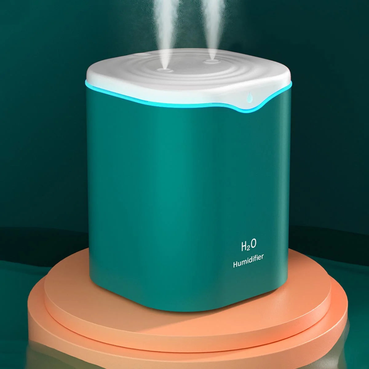 67Oz Humidifier for Bedroom, Portable Silent Air Diffuser Personal Desktop Humidifie with LED , Cool Mist Humidifiers for Home,Office,Baby Room,Car